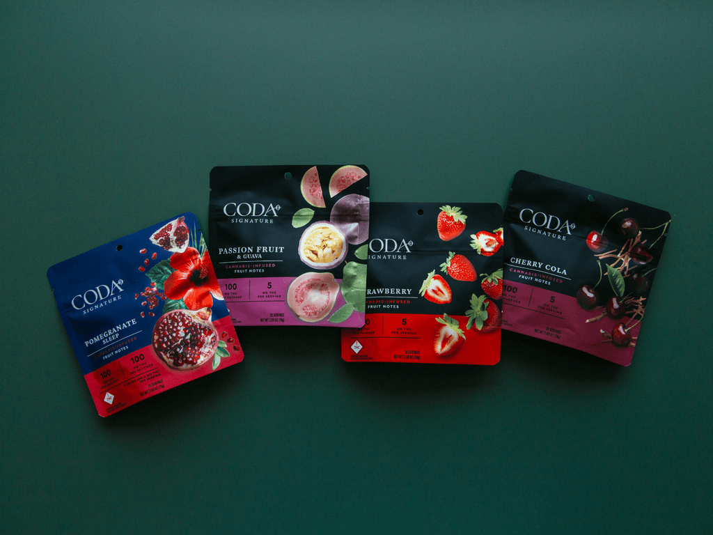 Coda Cherry Cola Fruit Notes, edibles at Trenchtown Cannabis