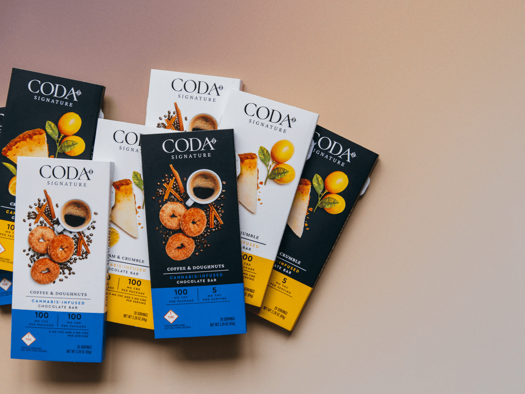 Coda Maple & Pecan Chocolate, edibles at Trenchtown Cannabis