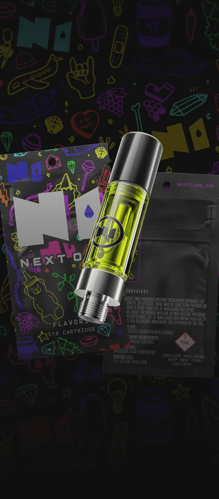 Next 1 Cannalope Crush Distillate Cartridge, vapes at Trenchtown Cannabis